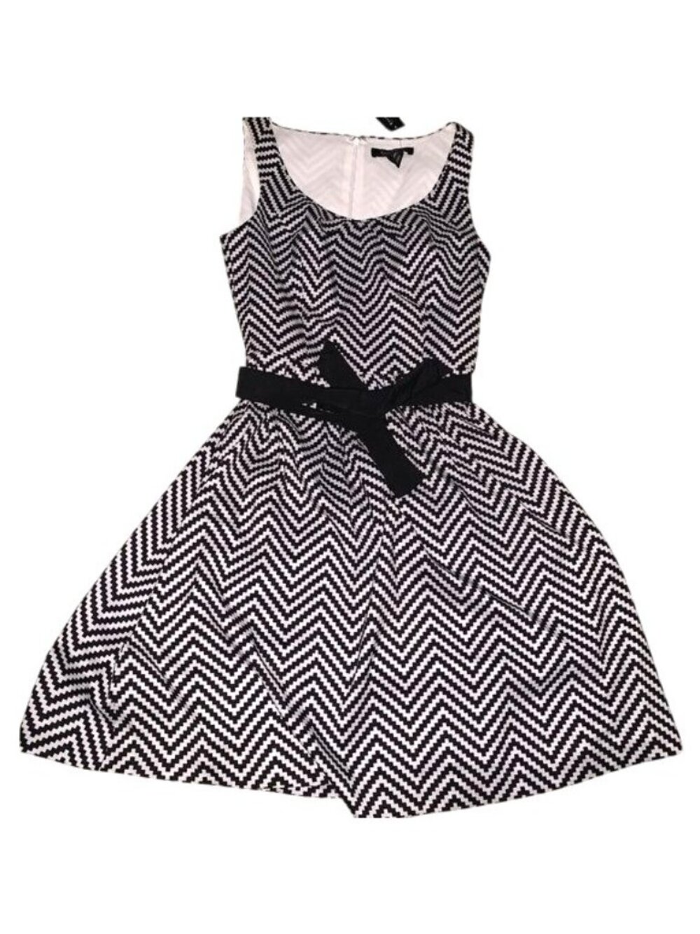 White House Black Market Chevron Print Sleeveless Dress Size 00 With Tags